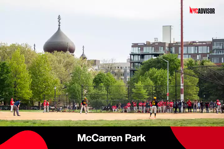 McCarren Park in Brooklyn
