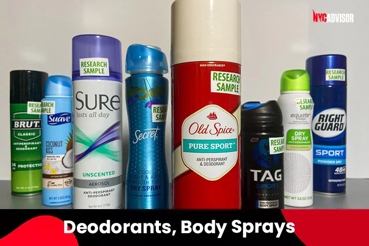 Deodorants and Body Sprays in Summer