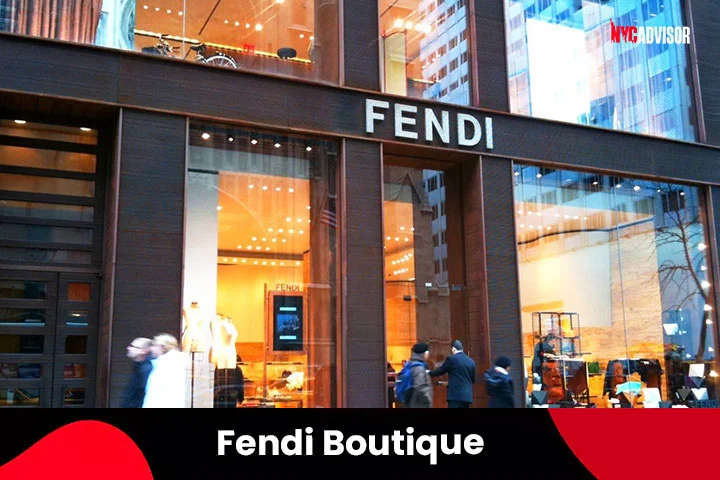 Fendi Boutique on Fifth Avenue