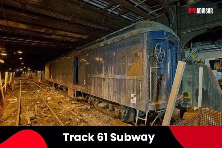 Track 61 Subway in Manhattan, NYC
