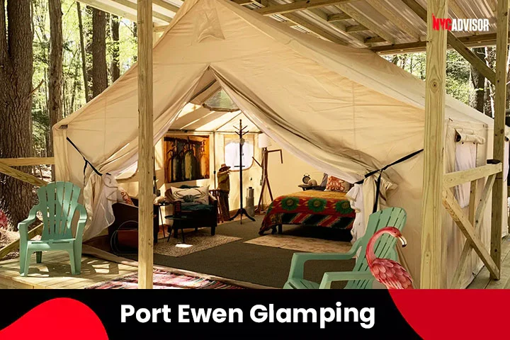 Port Ewen Glamping site, NY