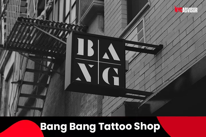 Bang Bang Tattoo Shop in Chinatown, NYC