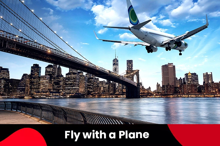 Fly with a Plane over NYC