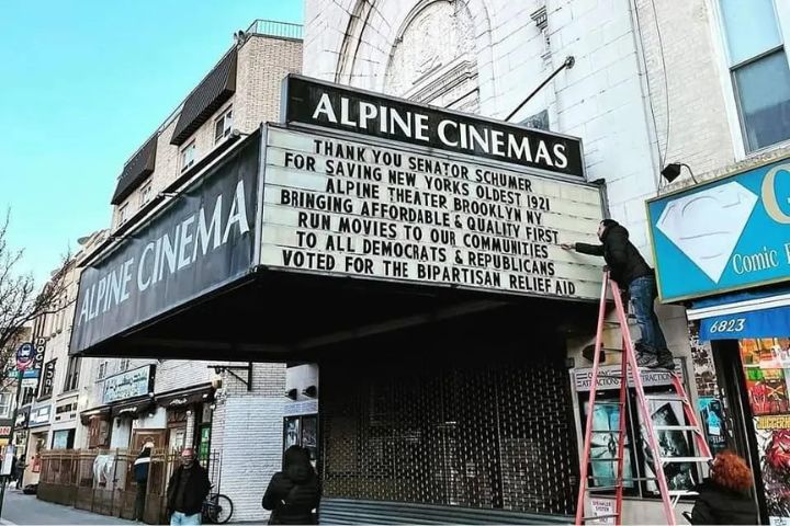 Enjoy Movies at the Alpine Cinema