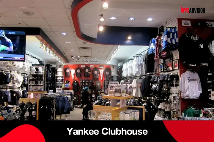 Yankee Clubhouse Shop in NYC
