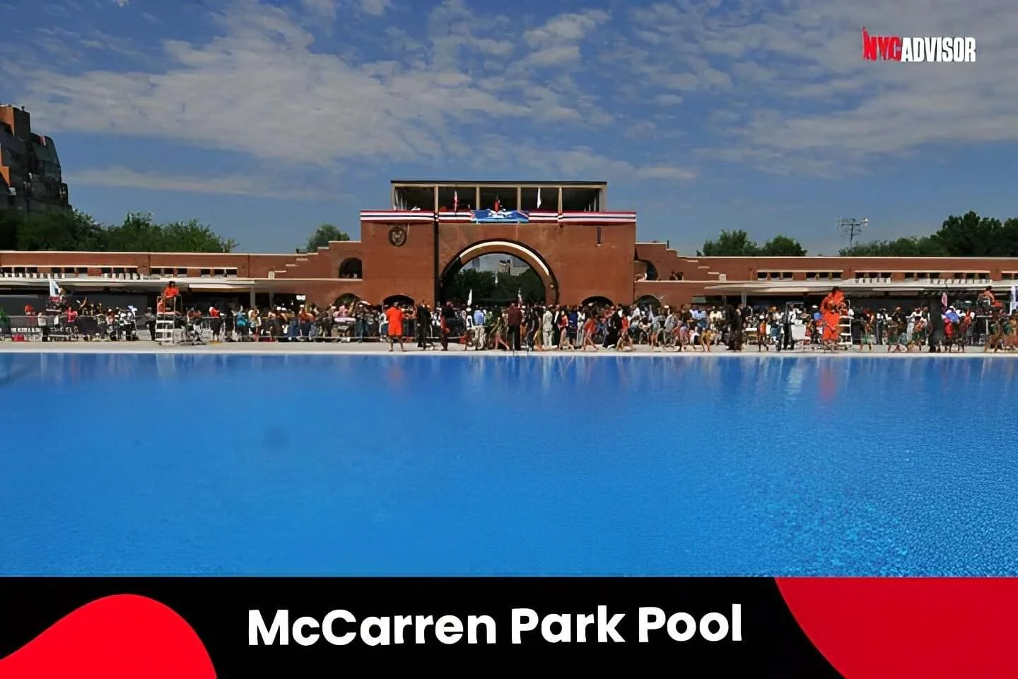 McCarren Park Pool in NYC