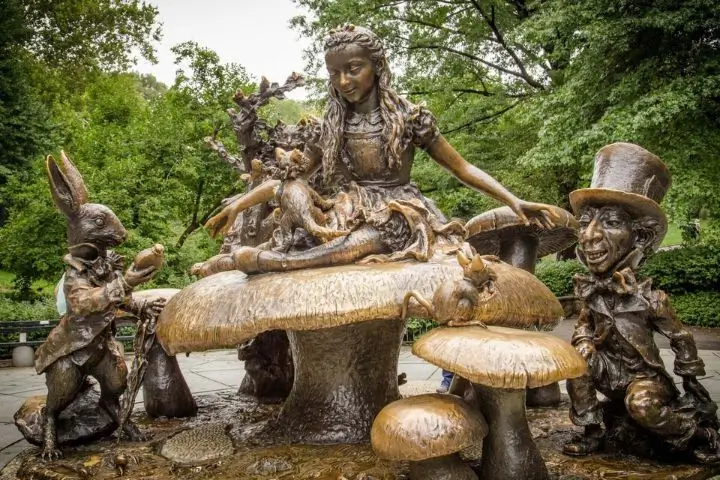 Alice in Wonderland statue