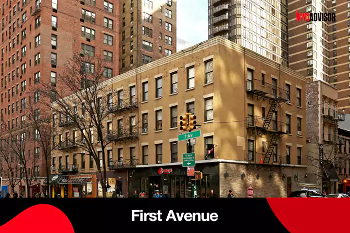 First Avenue in Manhattan