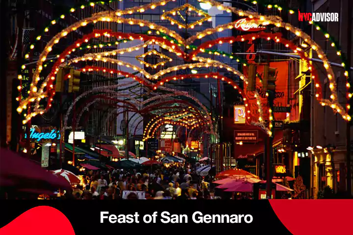Feast of San Gennaro Event in NYC