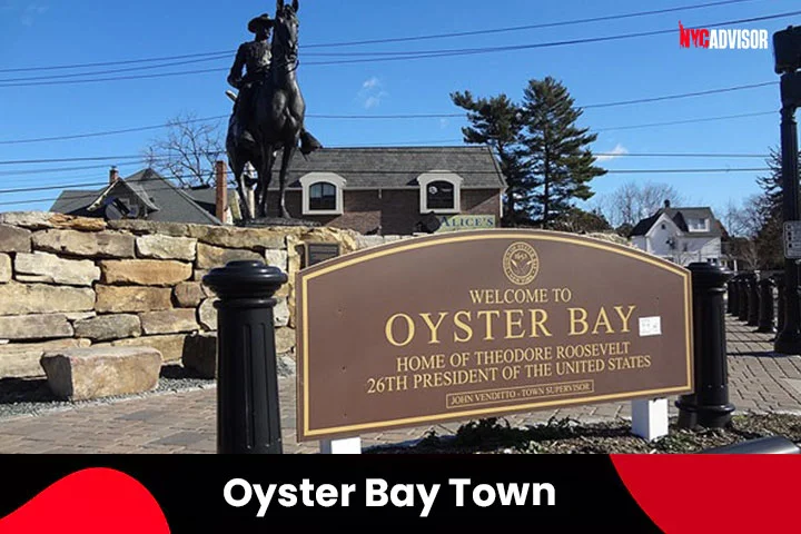 Oyster Bay Town in New York