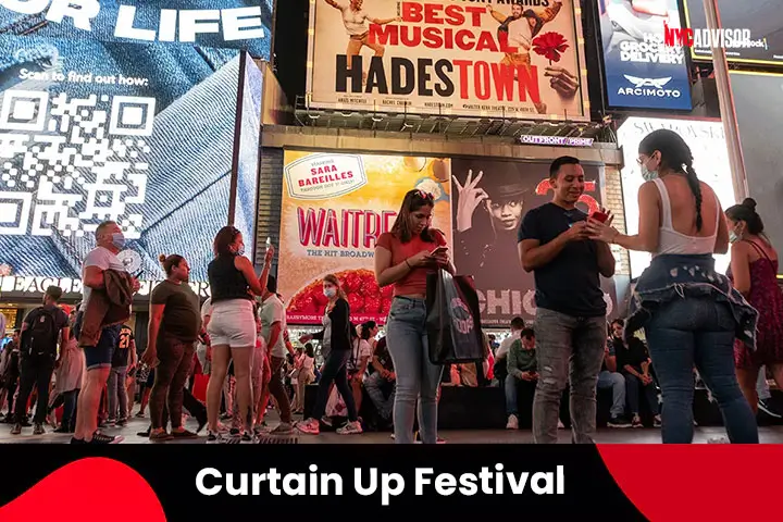 Enjoy the Greatest Free Fun Event in Fall Season, Curtain Up Broadway Festival, NYC