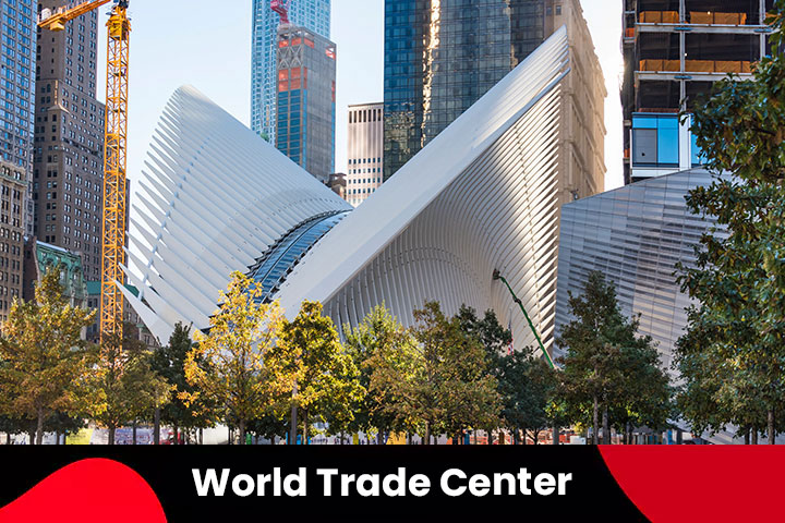 World Trade Center Transportation Hub The Oculus in New York City