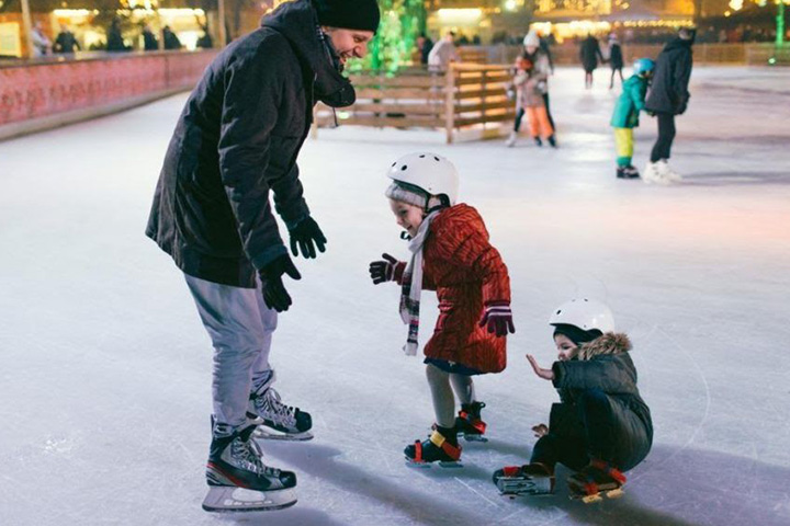 Try ice skating within Central Park