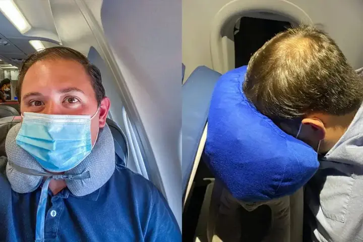 Do Travel Pillows Go in Front or Back