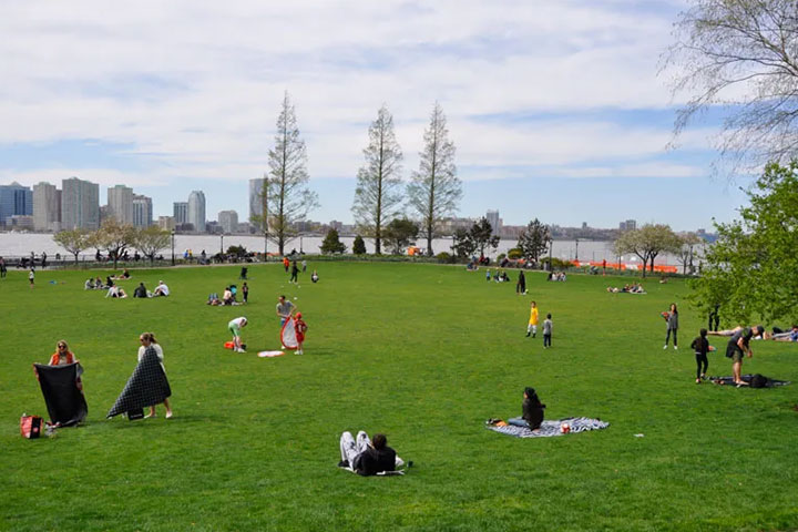 Relax in Battery Park