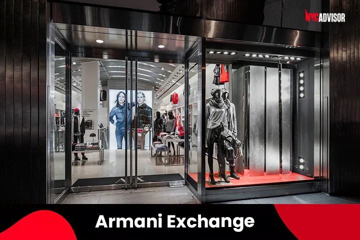 Armani Exchange on Fifth Avenue, NYC