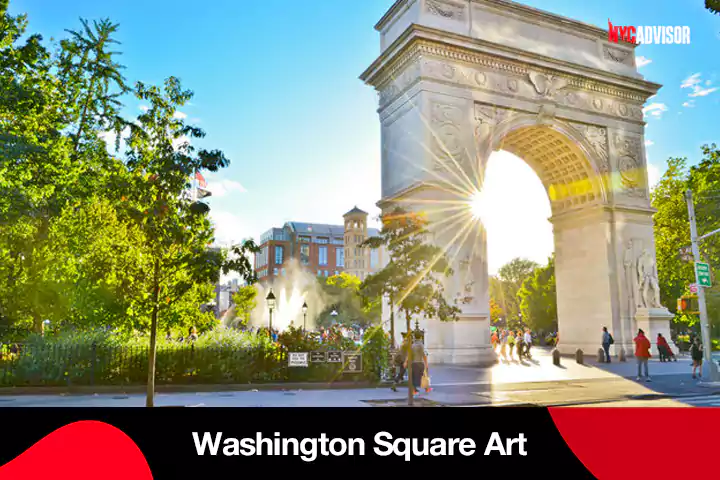 Washington Square Art Festival in NYC