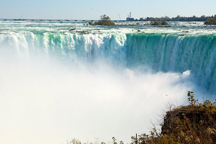 The Horseshoe Waterfalls at Niagara Waterfalls 