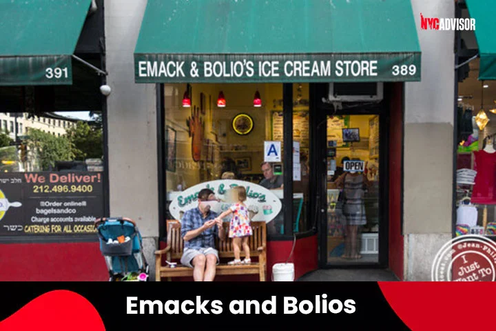 Emack and Bolios Ice Cream Spot in New York