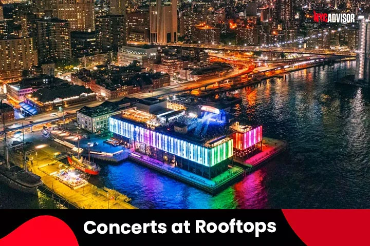 Concerts at the Pier 17 Rooftops in June