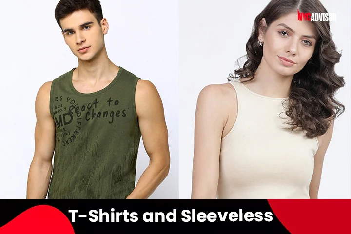 T-Shirts and Sleeveless Shirts in Summer