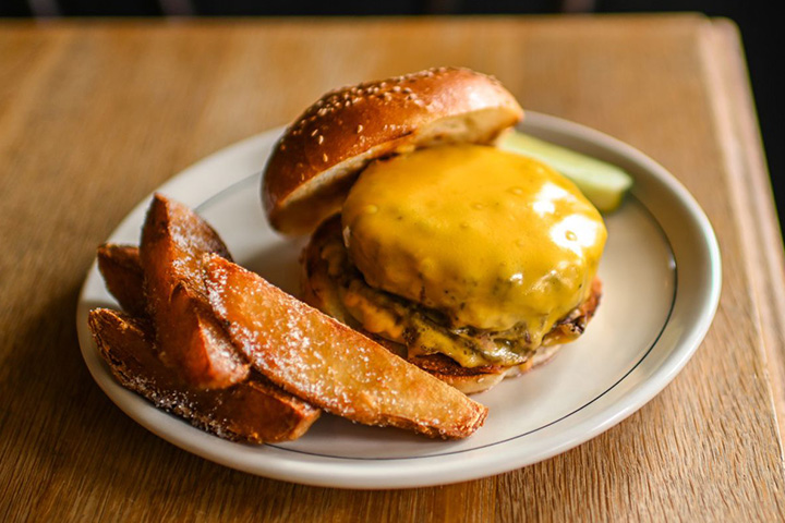 Try the Famous Burger at Red Hook Tavern