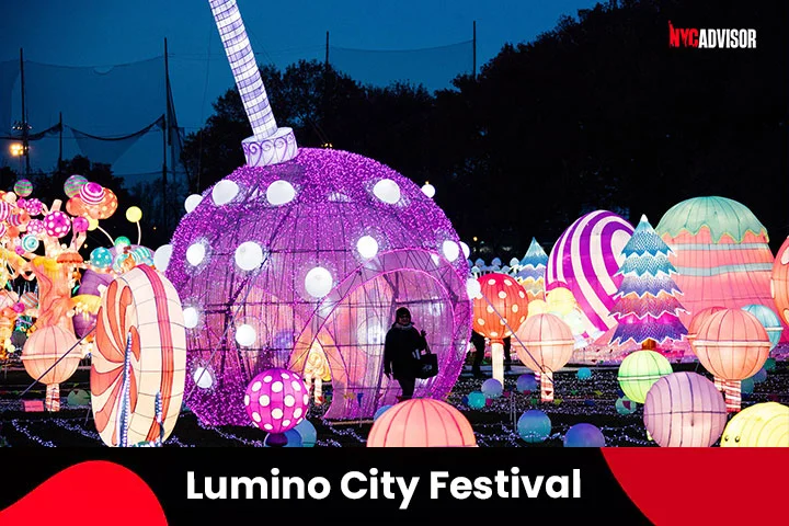 visit ny in november Lumino City Festival NYC