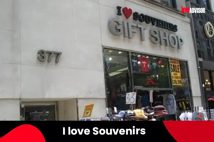 I Love Souvenirs on Fifth Avenue