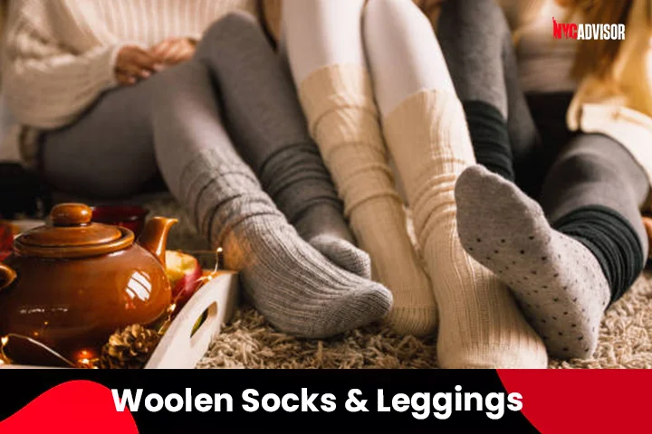 Woolen Socks & Leggings for Winter Trip to NYC in Packing List