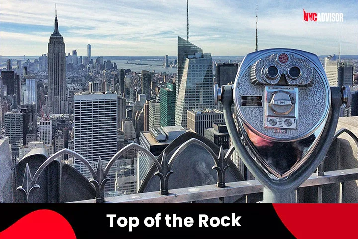 The Top of the Rock Observatory Deck, New York City