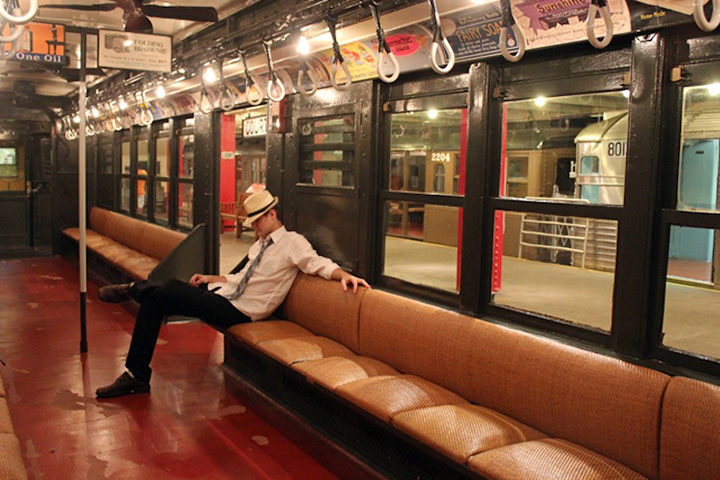 Get historical at New York Transit Museum