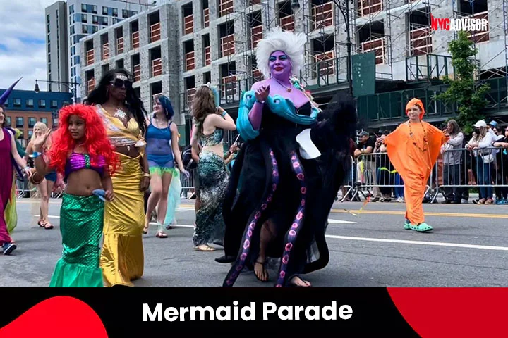 Coney Island Mermaid Parade in June
