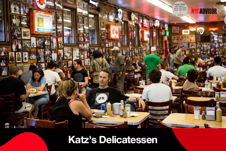 Katz's Delicatessen Restaurant in New York