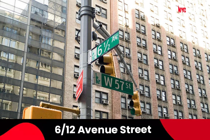 6/12 Avenue Street in Manhattan