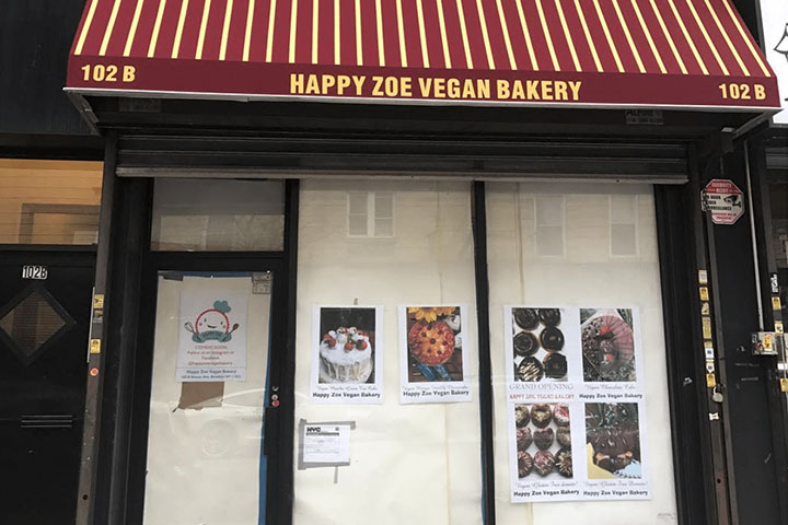 Happy Zoe Vegan Bakery in Brooklyn