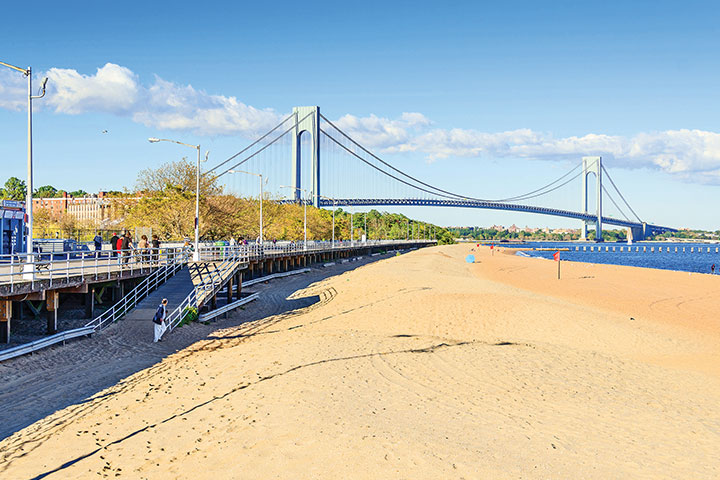 Enjoy the Boardwalk at the Beach in Staten Island