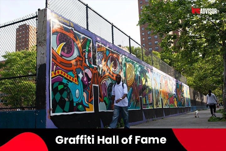 Graffiti Hall of Fame in Manhattan