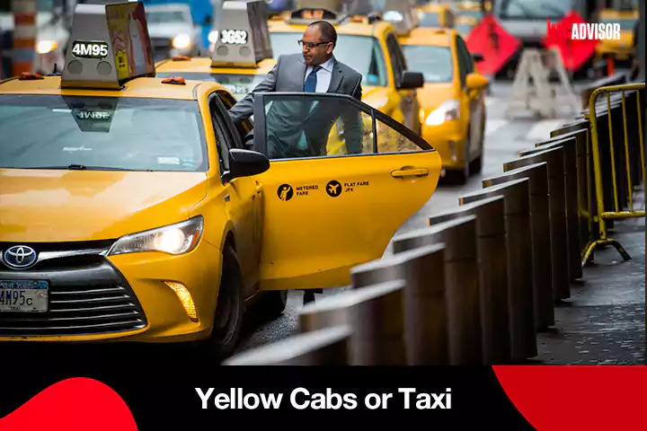 Yellow Cabs or Taxi