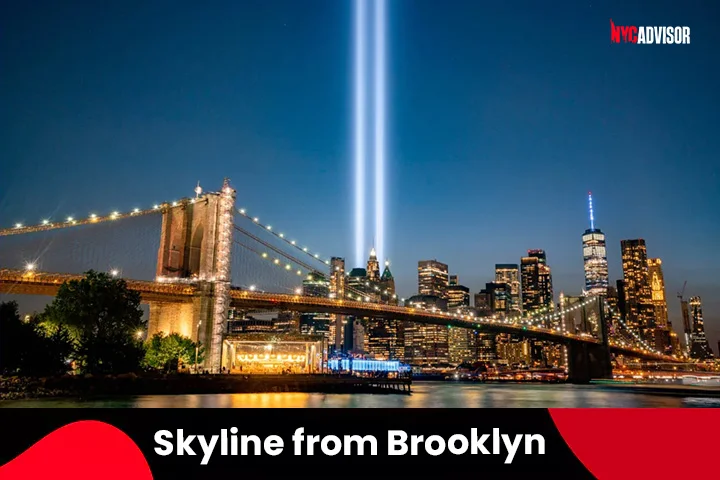 Iconic Views of NYC�s Skyline from the Brooklyn Bridge