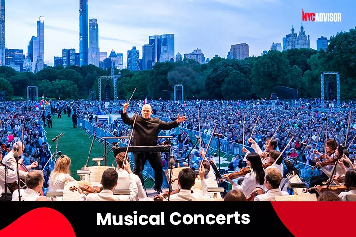 NY Philharmonic Musical Concerts in June