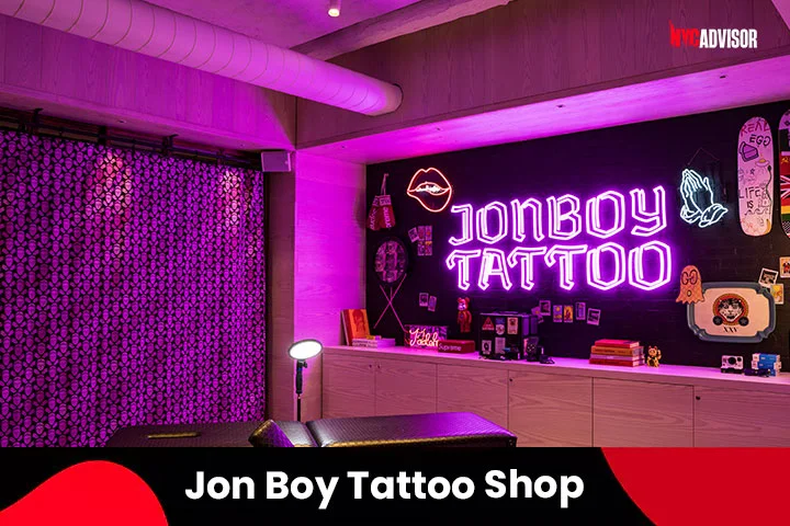 Jon Boy Tattoo Shop in Midtown West, NYC