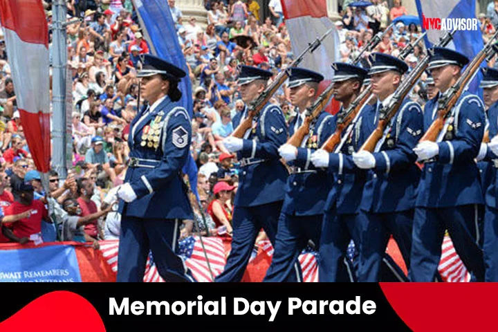 Memorial Day Parade in May