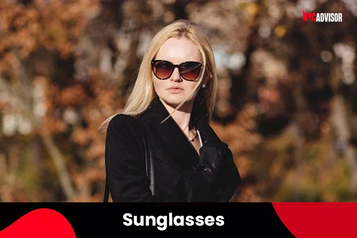 Sunglasses for New York City Fall Trip Packing List
