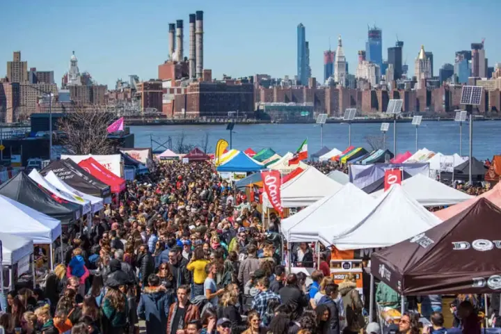 Summer Food Festival Smorgasburg in NYC