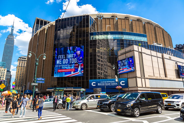 Madison Square Garden Culture experiencing spot