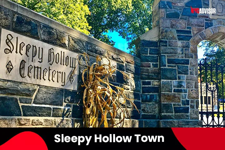 Sleepy Hollow Town in New York