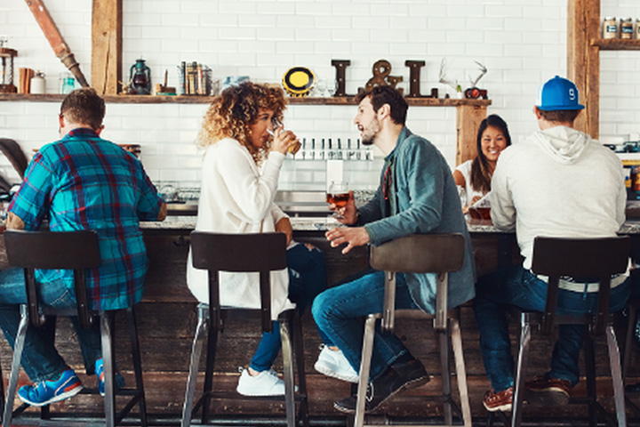 Eat at different restaurants