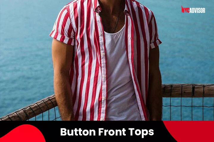 Button Front Tops