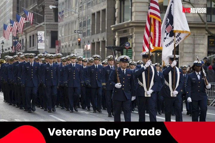 Veterans Day Parade in November, NYC