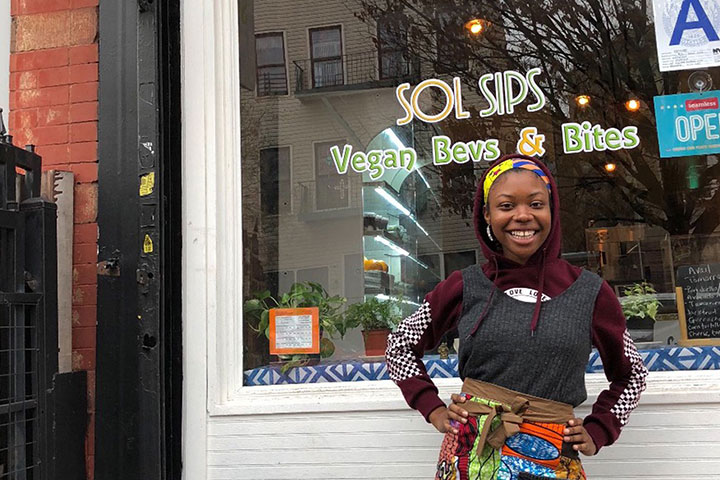 Sol Sips Vegan Restaurant in Brooklyn 